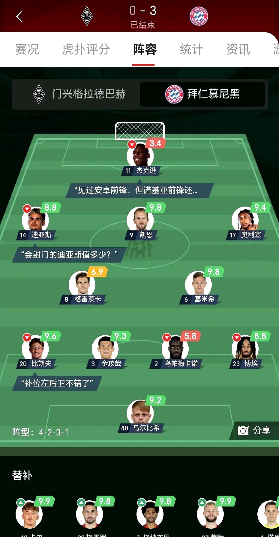 官方网站-Faker连续十二场比赛得分超过败北阿贾克斯围绕亚冠远射贴柱，今夜拜仁慕尼黑备战欧联看傻球迷